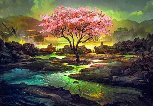Schönheits Blüten - Malen mit Diamanten - Diamond Painting