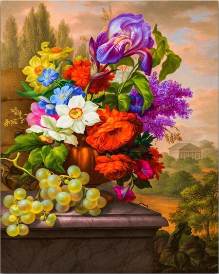 Bunte Blumen-Sammlung DIY Diamond Painting - Diamond Painting