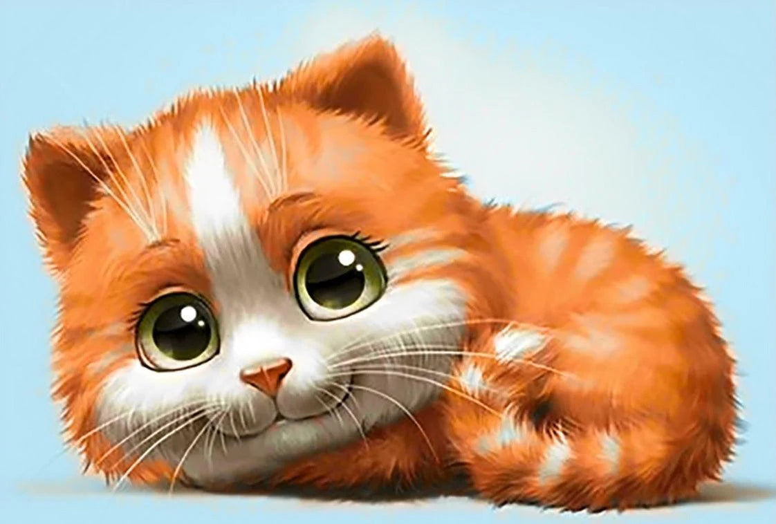 Diamond Painting Katze