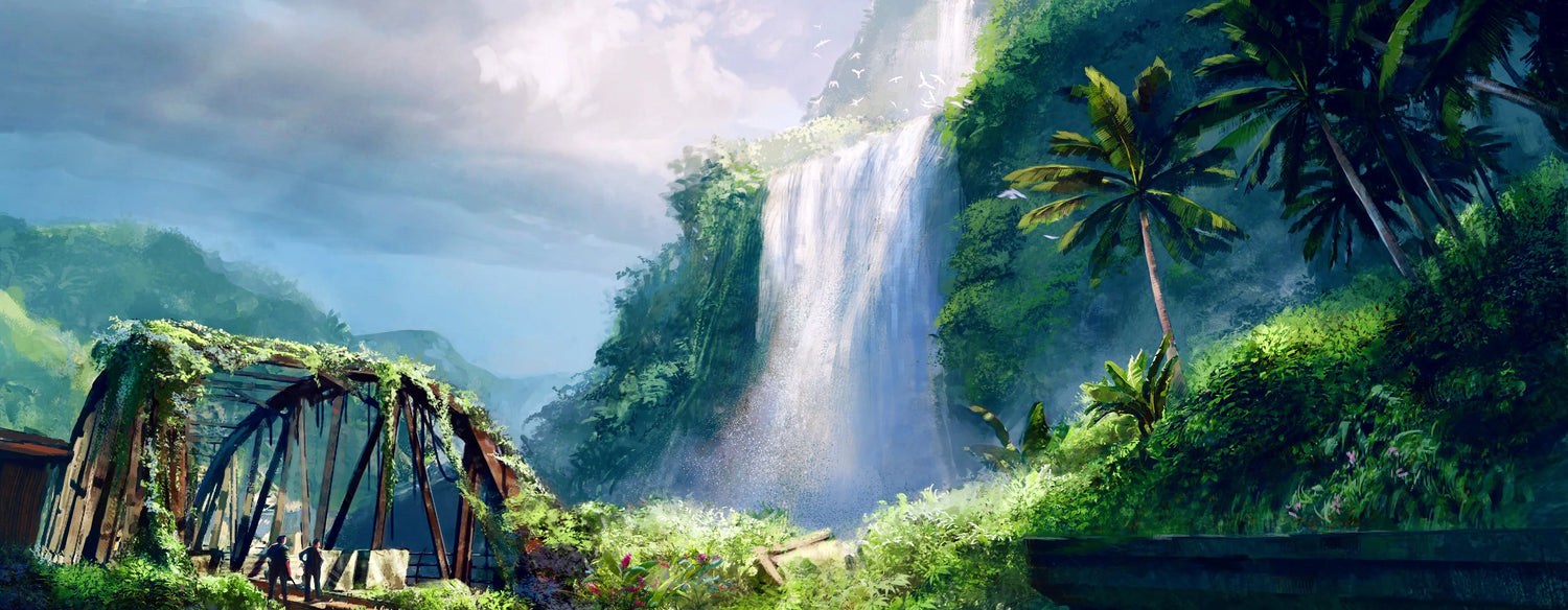 Diamond Painting Wasserfall