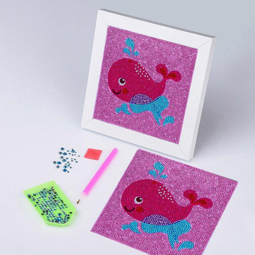 Baby Rotwal im Wasser Spezialset - Diamond Painting
