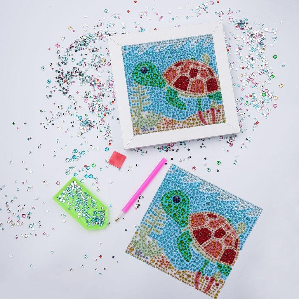 Ein Schildkrötenleben - Spezielles Diamond Painting Kit - Diamond Painting