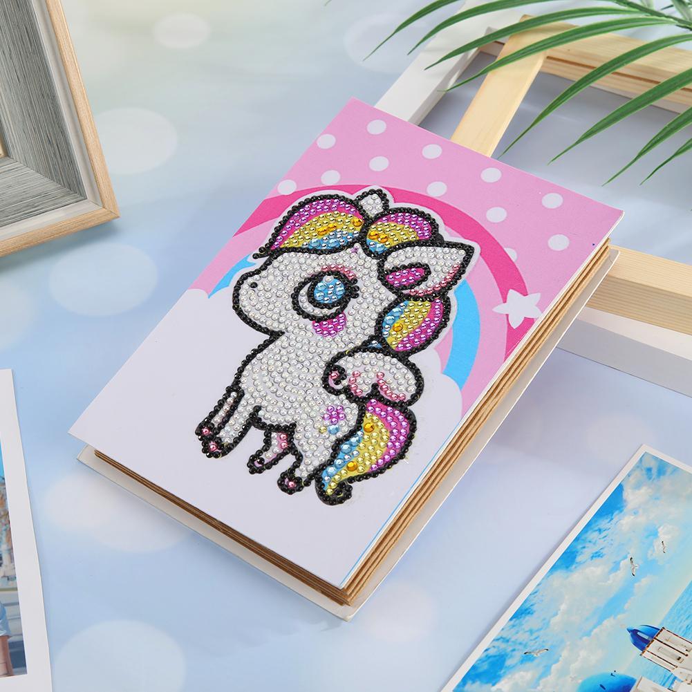 Regenbogen-Einhorn Malerei Album Cover - Diamond Painting