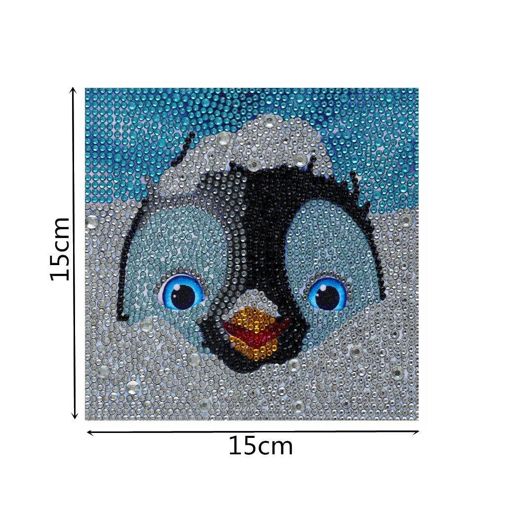 Blauäugiger Pinguin Spezial-Malsets - Diamond Painting