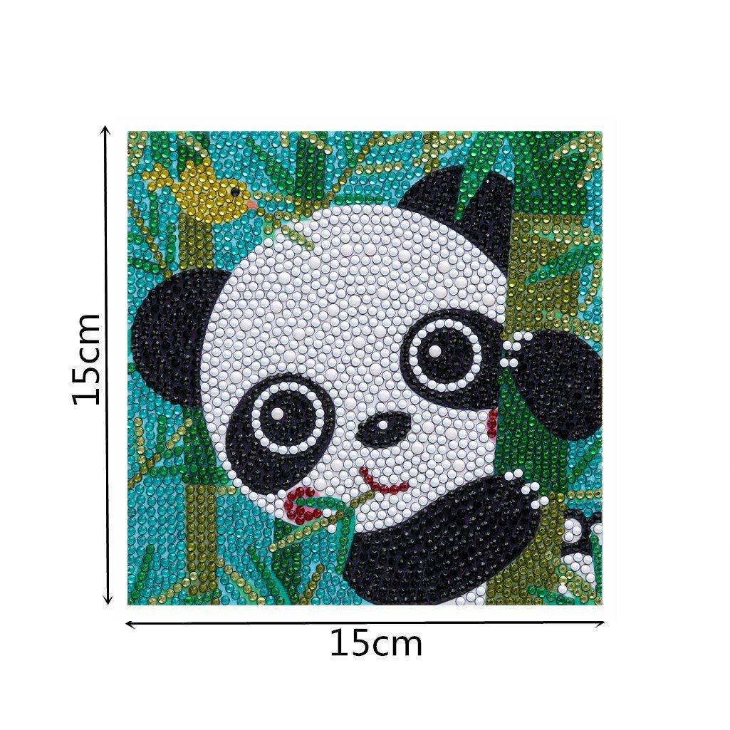 Süßer Panda auf Baum spezielles Diamond Painting - Diamond Painting