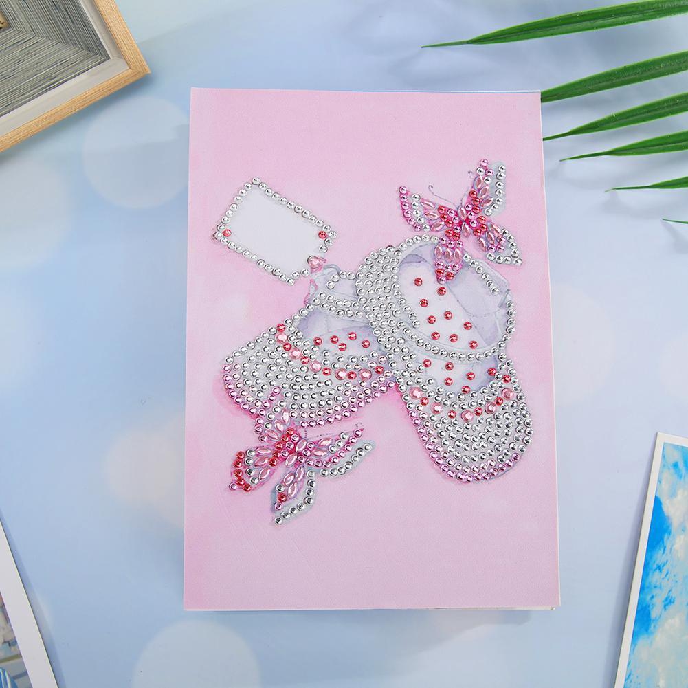 Babyschuhe Diamantkunst Album Cover - Diamond Painting