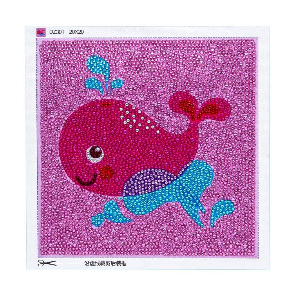 Baby Rotwal im Wasser Spezialset - Diamond Painting