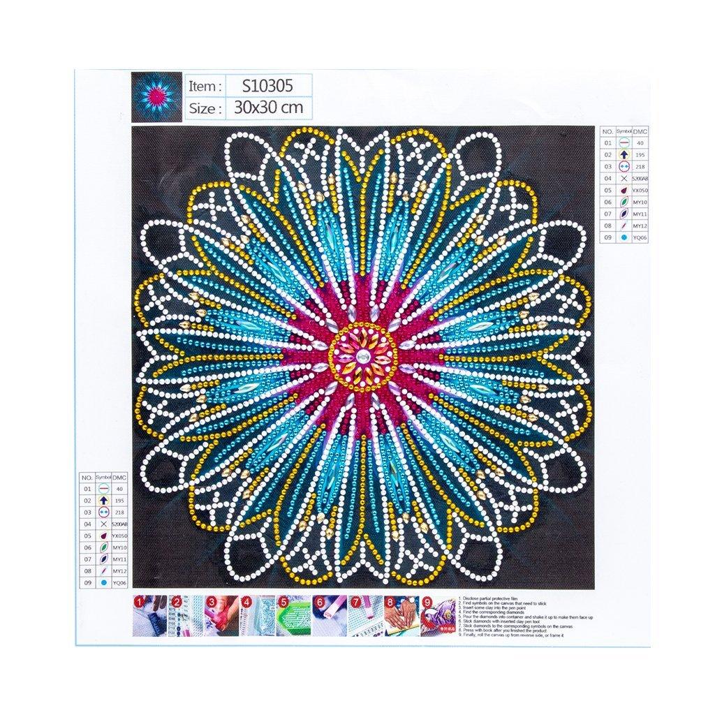 Atemberaubende Mandala Art Teilbohrer - Spezielle Diamond Painting - Diamond Painting