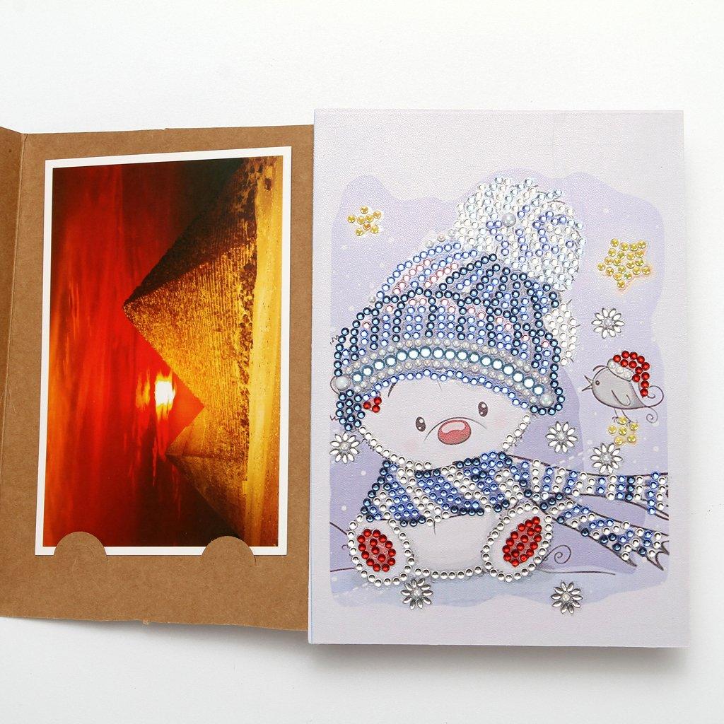 Weihnachtsbär diamond painting Album Cover - Diamond Painting