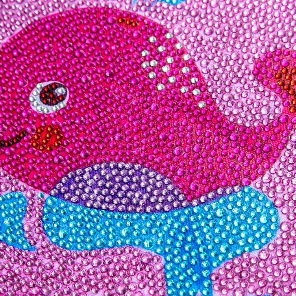 Baby Rotwal im Wasser Spezialset - Diamond Painting