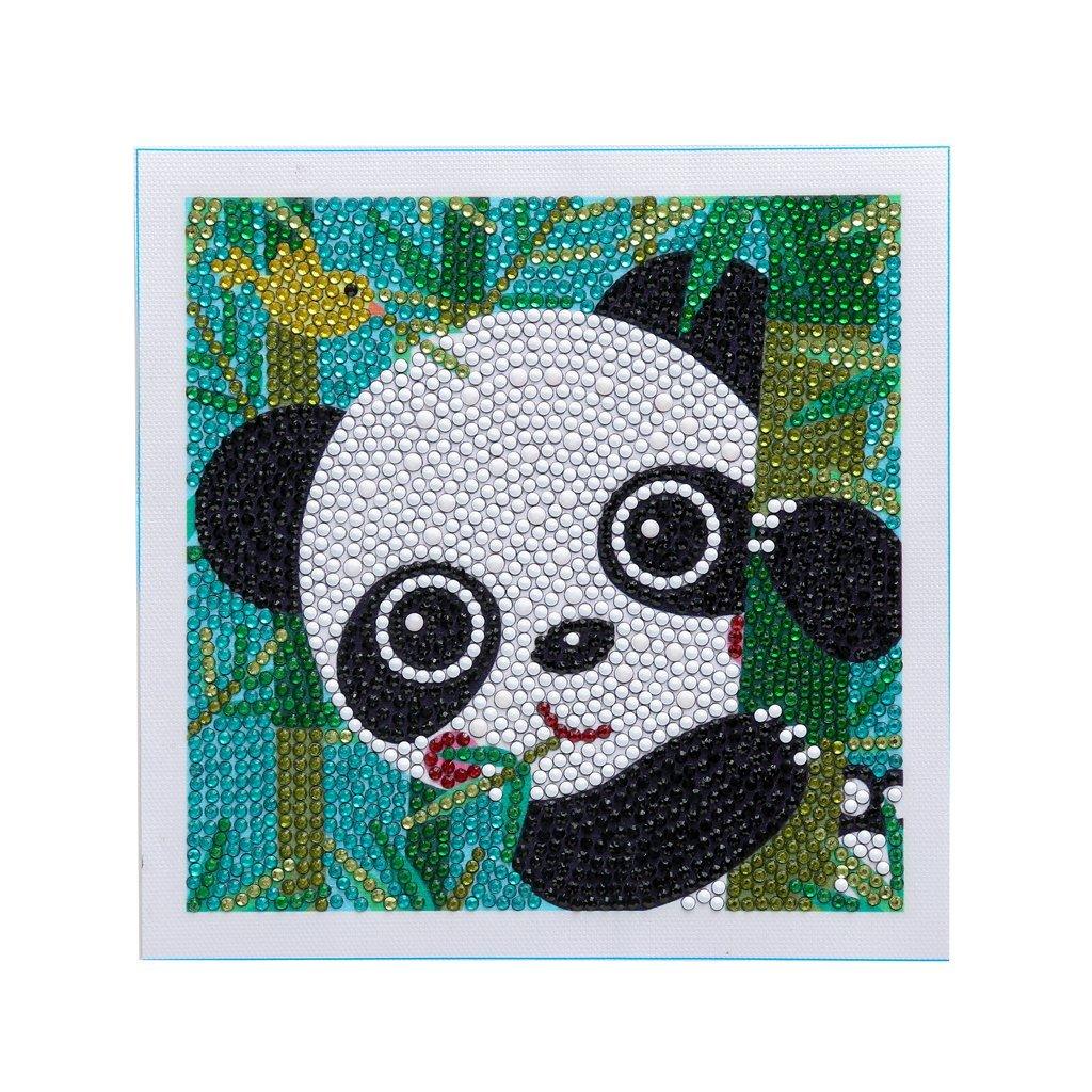 Süßer Panda auf Baum spezielles Diamond Painting - Diamond Painting