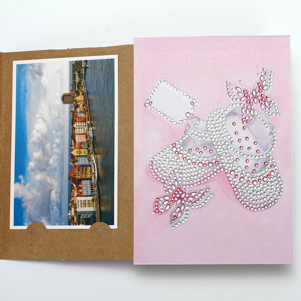 Babyschuhe Diamantkunst Album Cover - Diamond Painting
