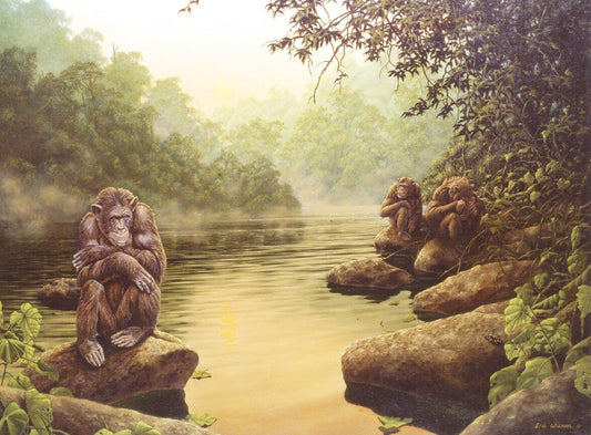 Eine Zeit zum Nachdenken -  Kunst des Eric Wilson - Diamond Painting