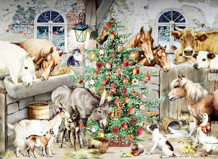 Weihnachtsstand - Kunst des Barbara Behr - Diamond Painting