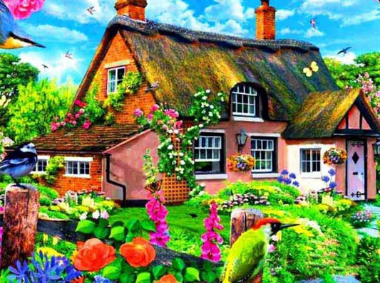 Schönes Ferienhaus von Howard Robinson - Diamond Painting