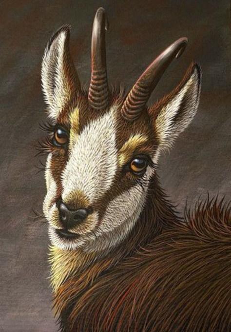 Schöne Ziegenfarbe von Diamanten - Diamond Painting