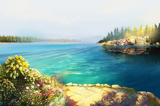 Großer Bärensee - Kunst des Jean Guillet - Diamond Painting