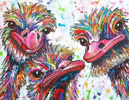 Buntes Strauß-Mal-Kit - Diamond Painting