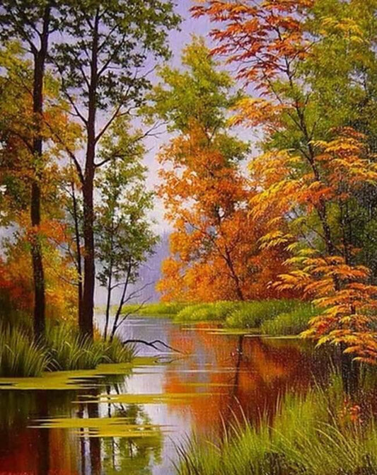 Wald am See - Diamond Painting