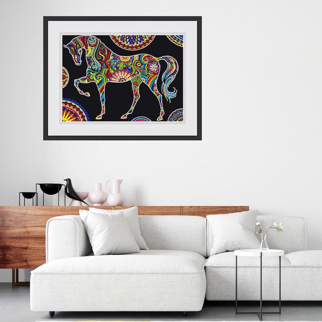 5D Nachtglühen Pferd Diamond Painting - Diamond Painting
