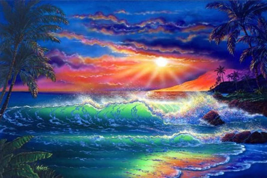 Inselparadies - Malen mit Diamanten - Diamond Painting