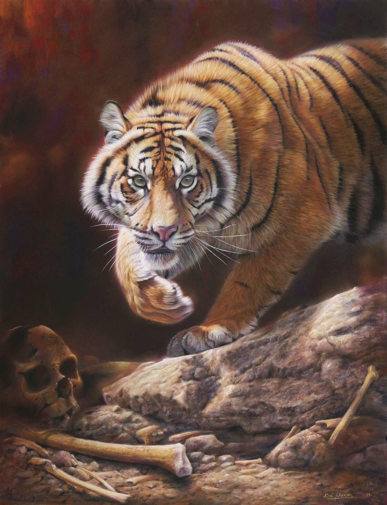 Versteck des Menschenfressers -  Kunst des Eric Wilson - Diamond Painting