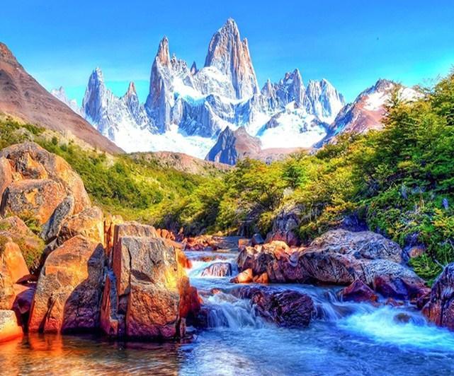 Monte Fitz Roy - Südamerika - Diamond Painting