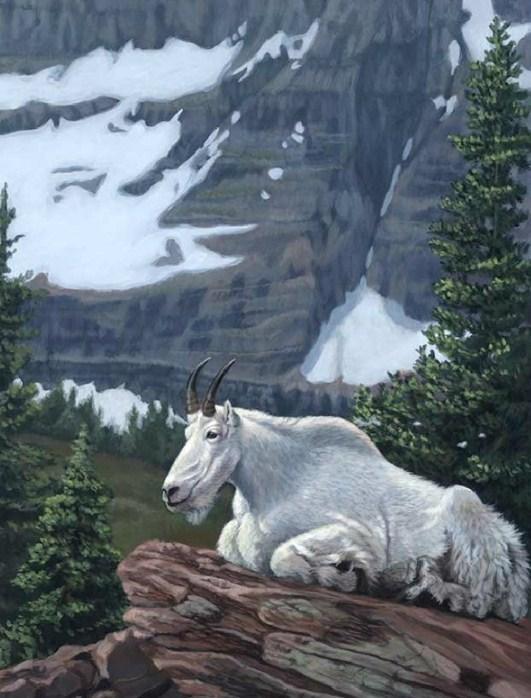 Bergziege -Diamant-Mal-Kit - Diamond Painting