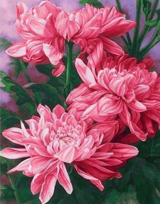 Mystische Pfingstrosen Diamond Painting - Diamond Painting