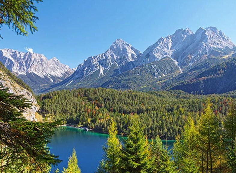 Friedliche Berge  - Diamond Painting Kit - Diamond Painting