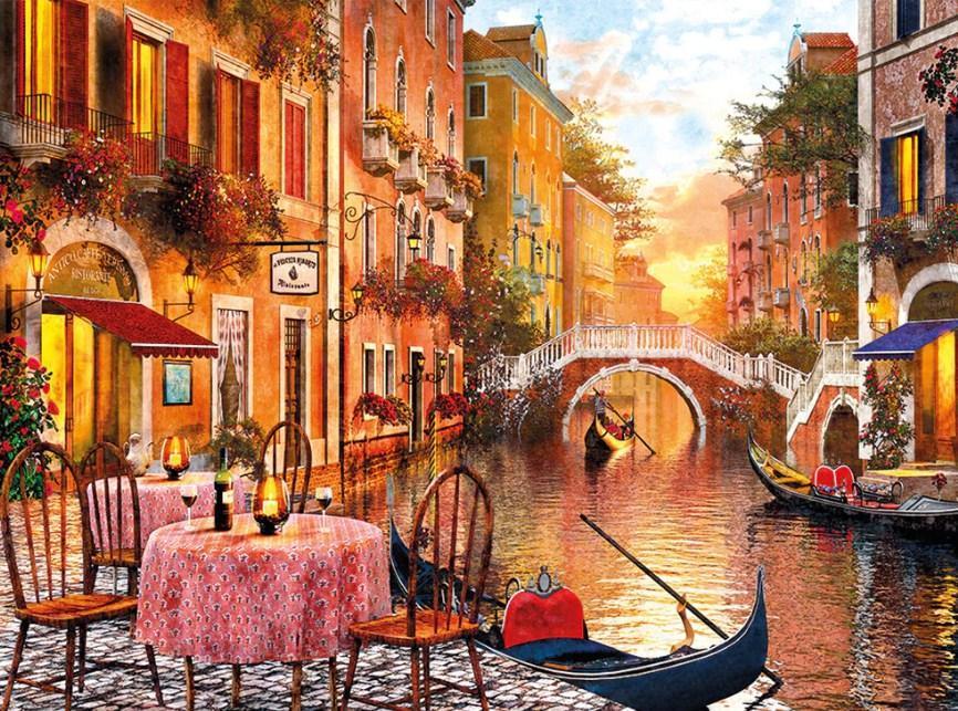 Romantisches Italien Diamond Painting - Diamond Painting
