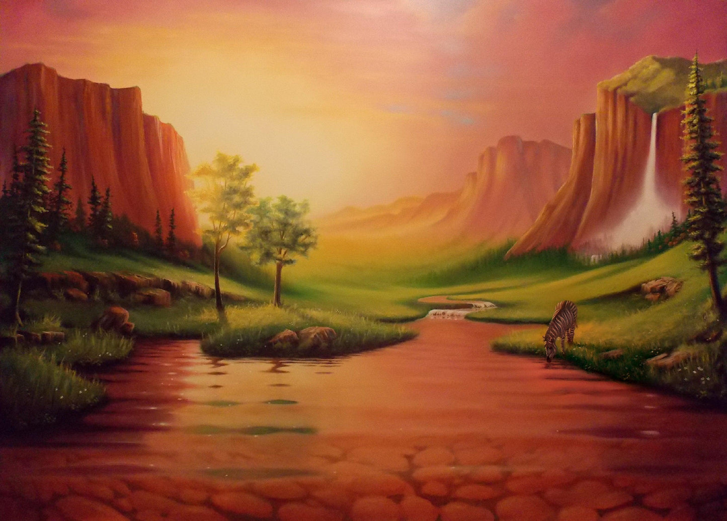 Tal der Ruhe - Kunst des Liam Kelly - Diamond Painting