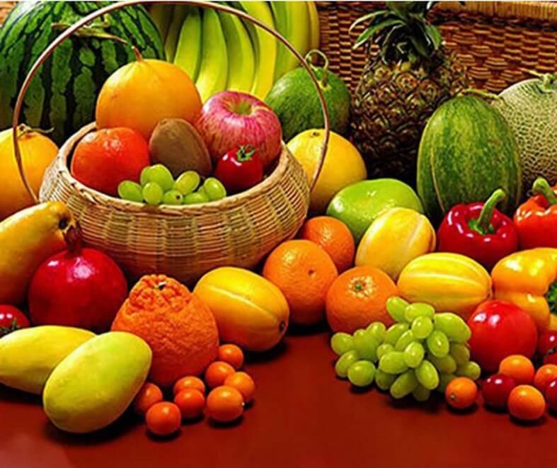 Gemüsen und Obst - Diamond Painting