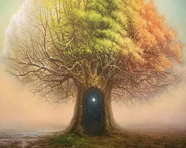 Zaubererbaum Diamond Painting - Diamond Painting