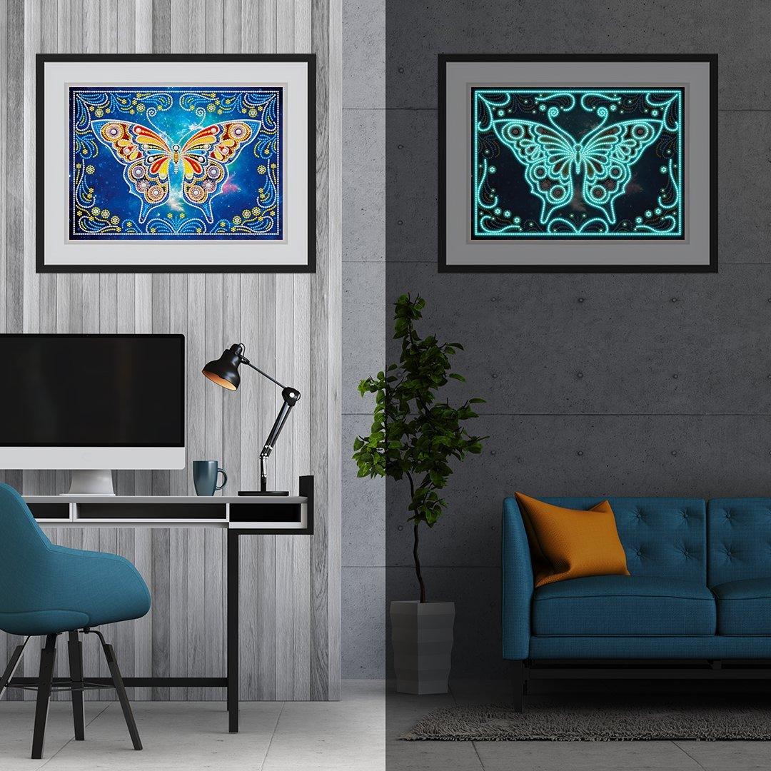 Farbwechsel Schmetterling Special Diamond Painting - Diamond Painting
