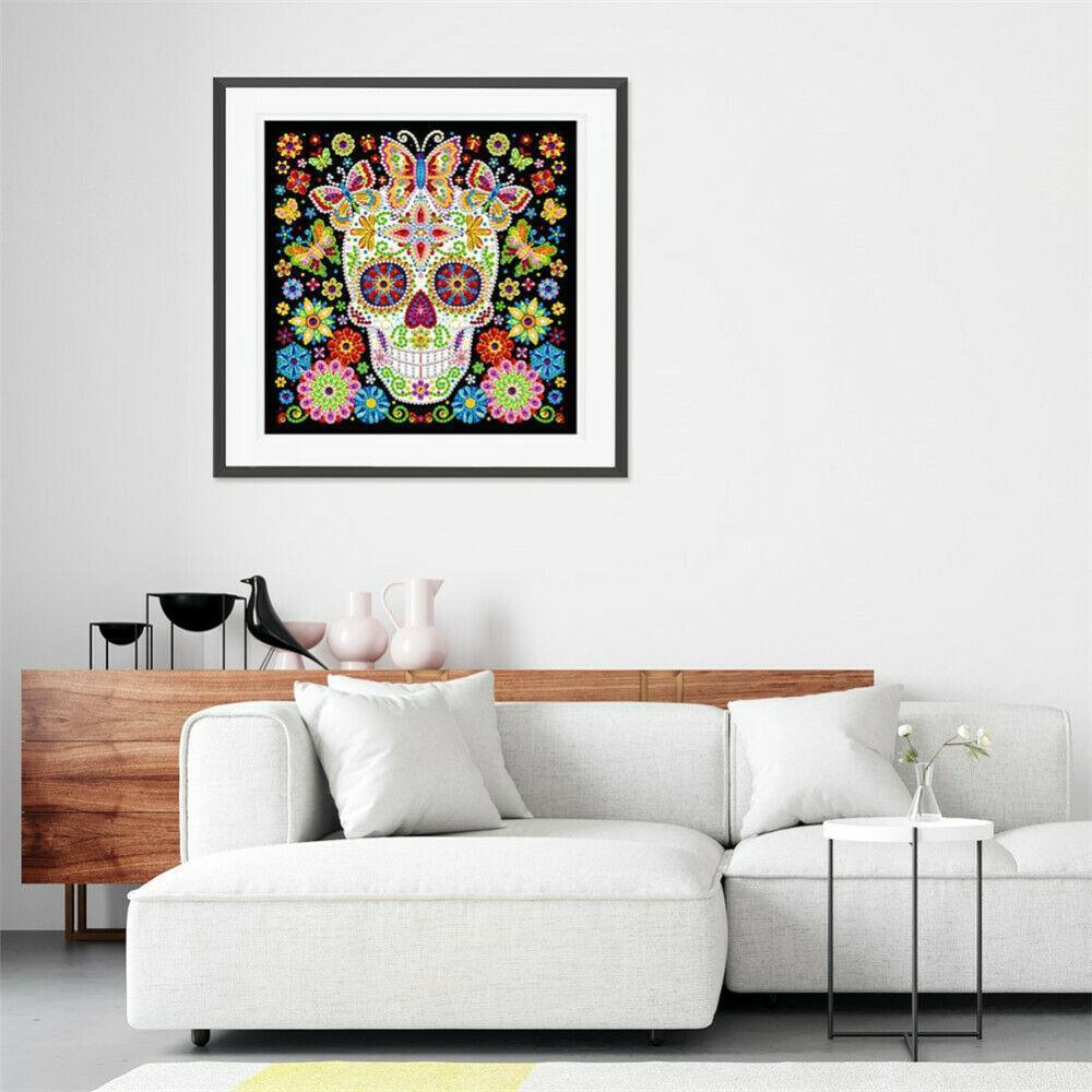 Der Schädel - Leuchten im Dunkeln Diamond Painting - Diamond Painting