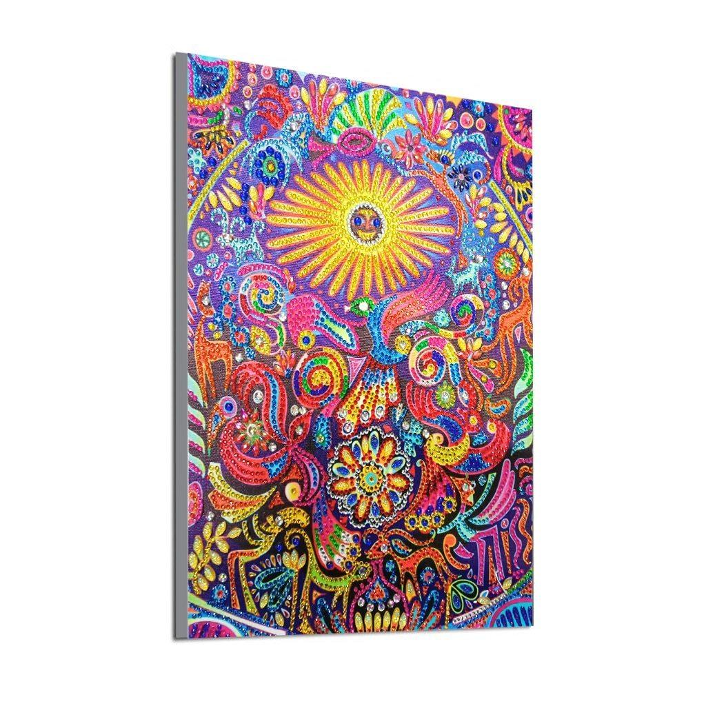 Abstrakte Blumen Spezial Diamond Painting - Diamond Painting