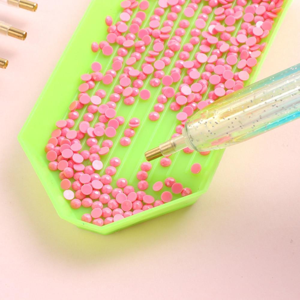 Diamond Painting Kleber Harz Epoxy (5 Stück) ausgefallener runder Diamant Coverage Stift - Diamond Painting