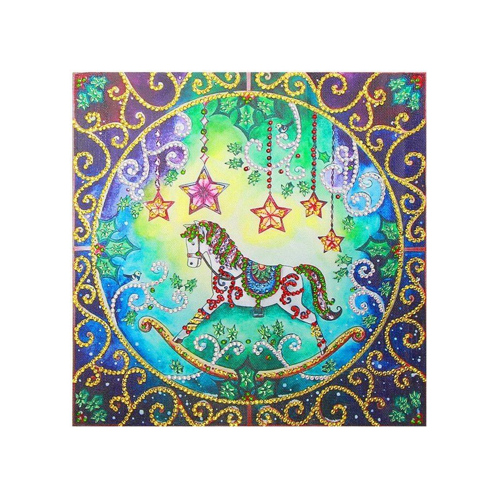 Pferd & Blumen - Spezial Diamond Painting - Diamond Painting