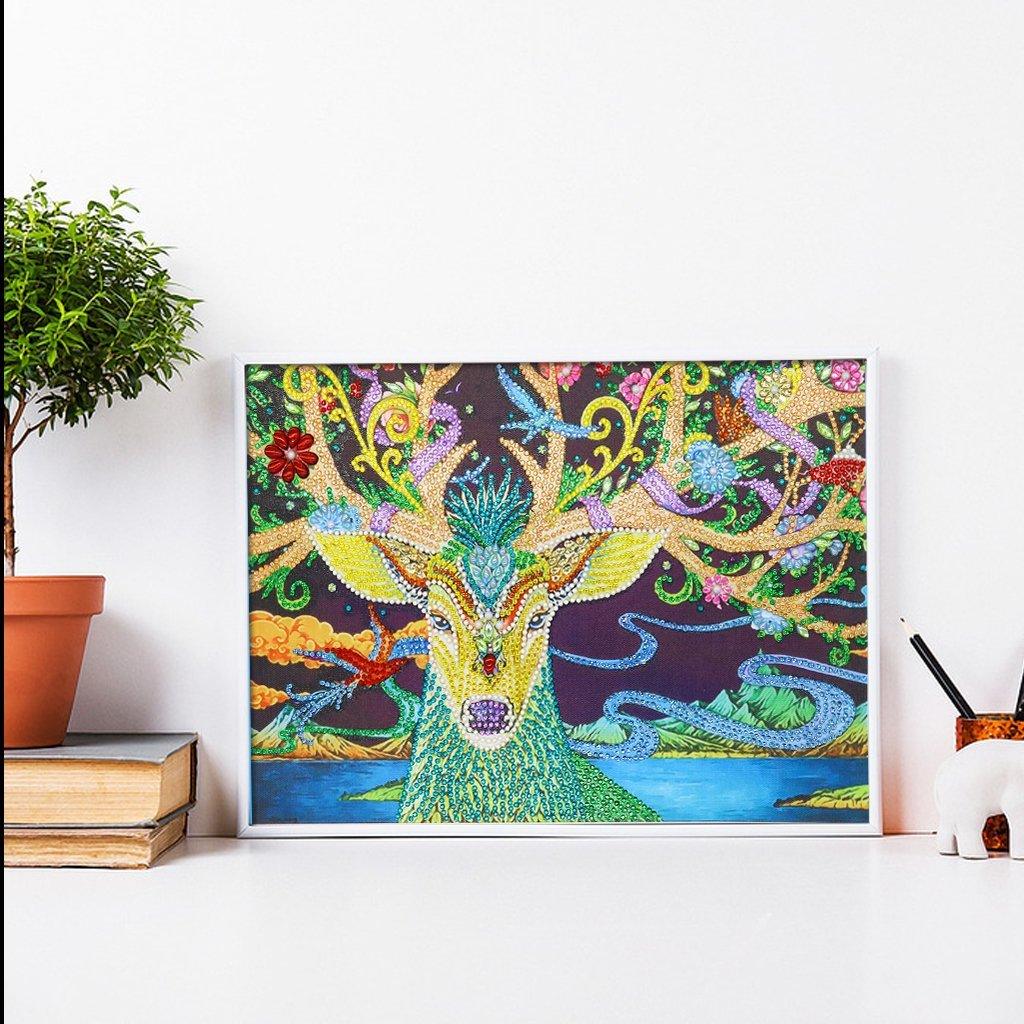 Naturhirsch - Spezial Diamond Painting - Diamond Painting