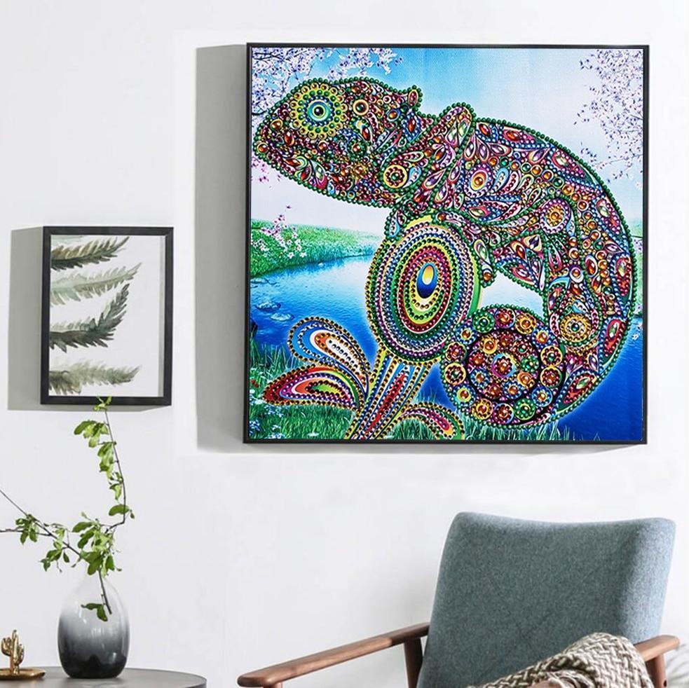 Bunte Amphibie - Spezial Diamond Painting - Diamond Painting