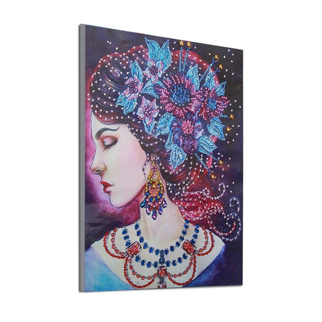 Königin der Blumen - Spezial Diamond Painting - Diamond Painting