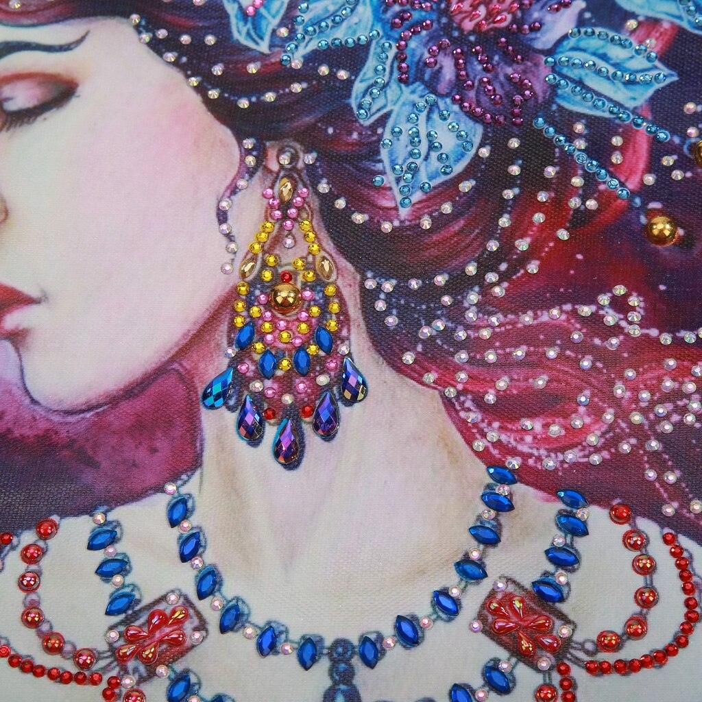 Königin der Blumen - Spezial Diamond Painting - Diamond Painting