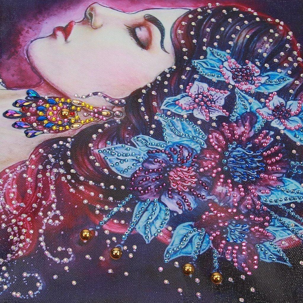 Königin der Blumen - Spezial Diamond Painting - Diamond Painting