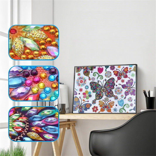 Atemberaubendes Schmetterlings-Spezial Diamond Painting - Diamond Painting