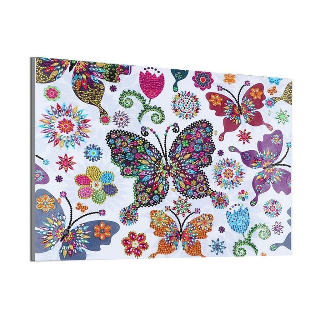 Atemberaubendes Schmetterlings-Spezial Diamond Painting - Diamond Painting