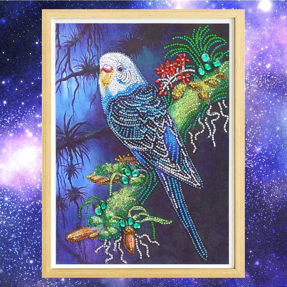 Australischer Papagei - Spezial Diamond Painting - Diamond Painting
