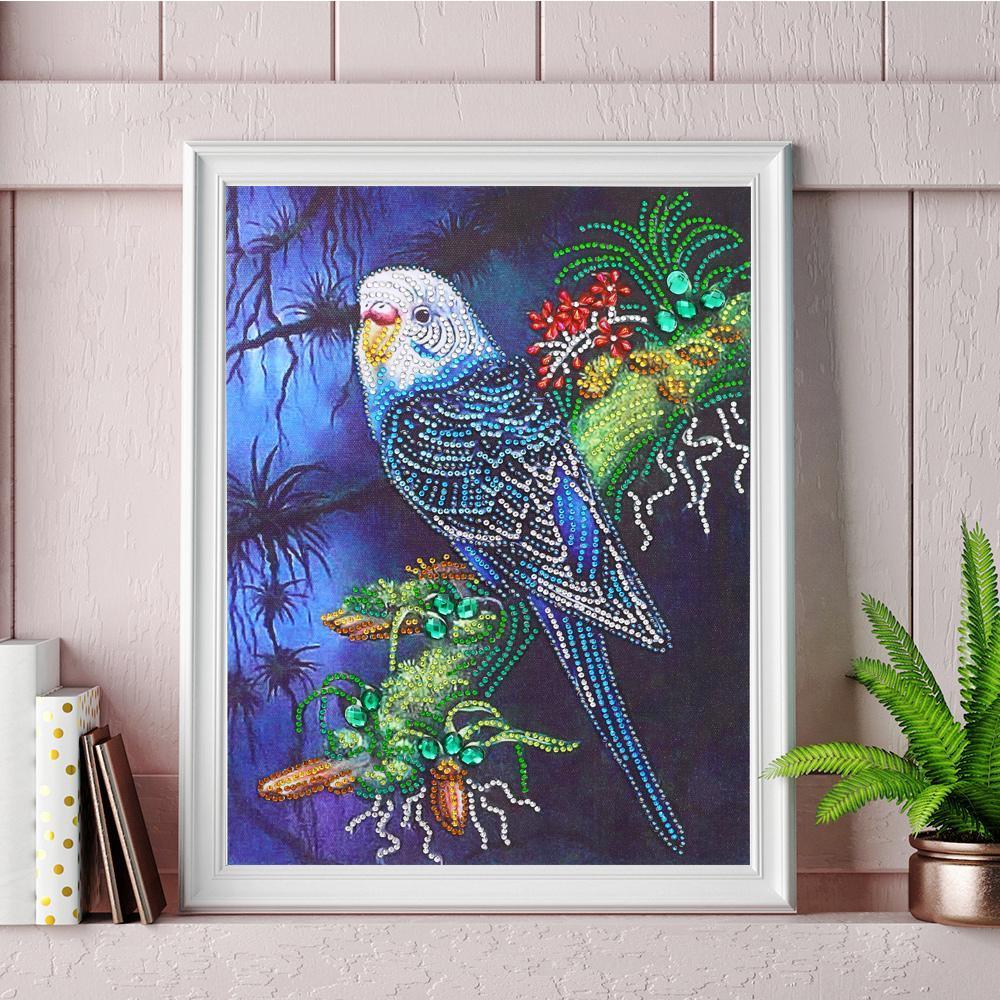 Australischer Papagei - Spezial Diamond Painting - Diamond Painting