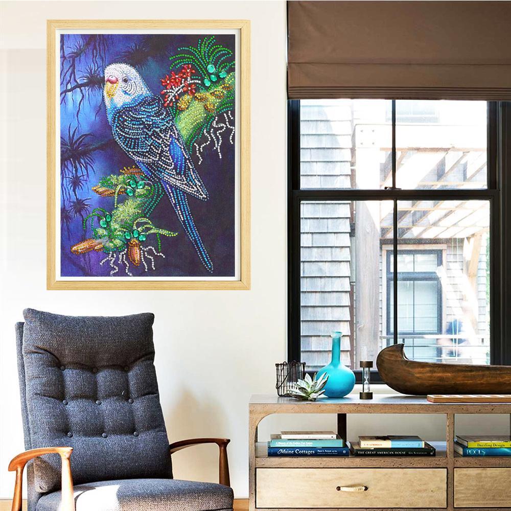 Australischer Papagei - Spezial Diamond Painting - Diamond Painting