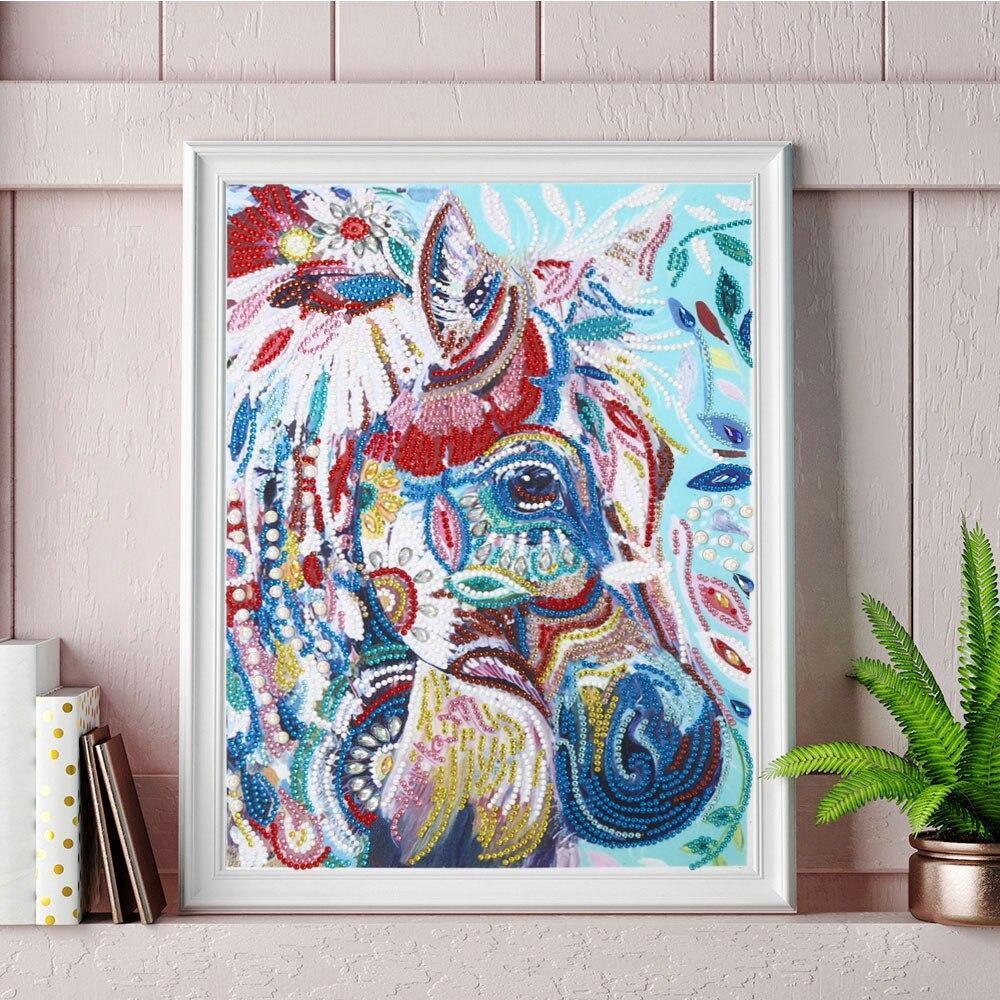 Buntes Pferd - Spezial Diamond Painting - Diamond Painting